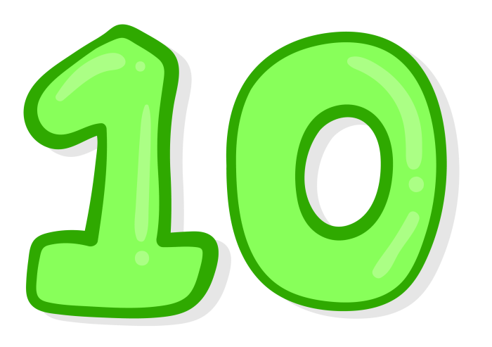 10 Number PNG Images Transparent Background | PNG Play 10 early signs of type 2 diabetes