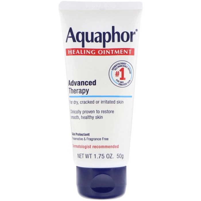 Aquaphor vs vaseline how do they compare