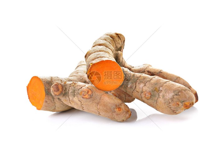 白色背景上的姜黄高清图片下载-正版图片503646718-摄图网 Turmeric tea inflammation uses benefits and types