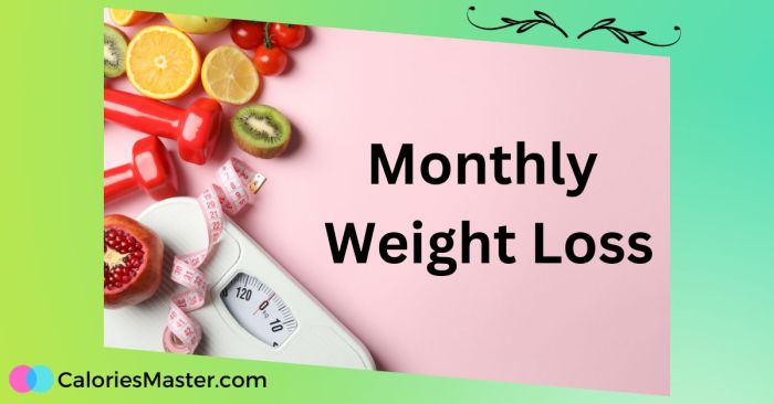 How much weight can you lose in a month