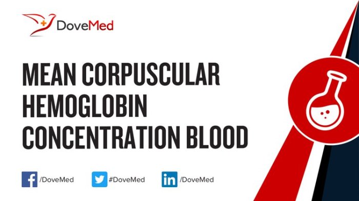 Levels of hemoglobin (Hb), mean corpuscular hemoglobin (MCH), and mean ... Mean corpuscular hemoglobin concentration