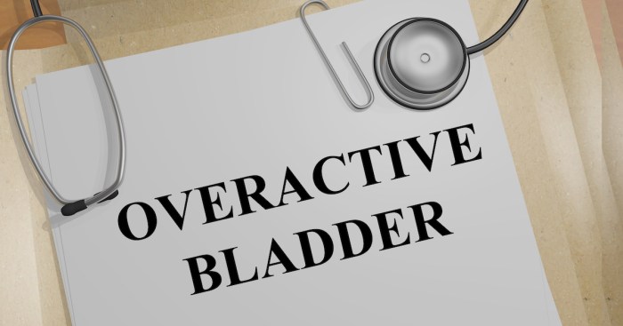 Overactive bladder in men