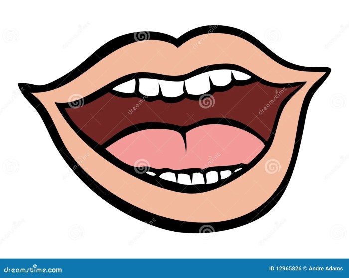 Parts of mouth diagram chart in science subject kawaii doodle vector ... Mouth taping ineffective study