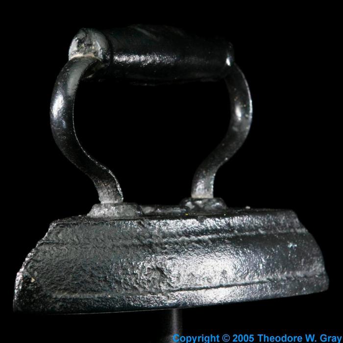 Iron, a sample of the element Iron in the Periodic Table Iron supplements for anemia