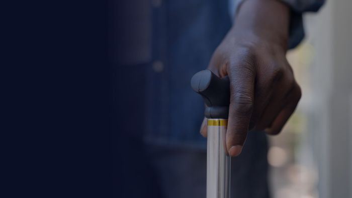 Cane for multiple sclerosis