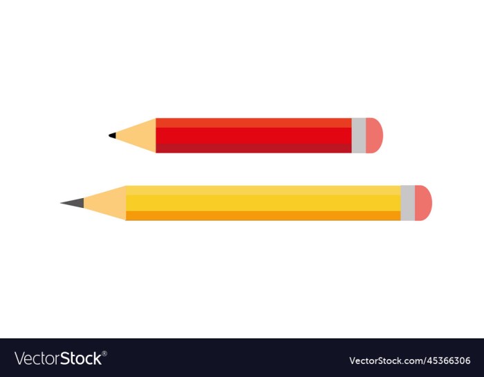 Two pencil short and ๎long๎ design Royalty Free Vector Image How long does depression last